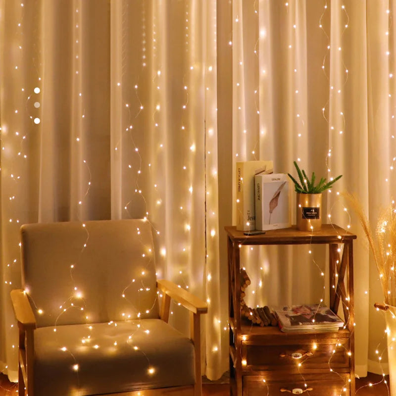 Holiday Curtain Lights