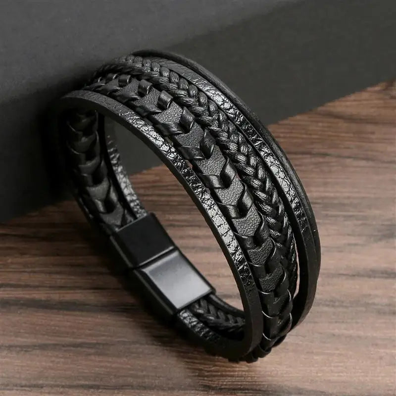 Mens Leather Bracelet