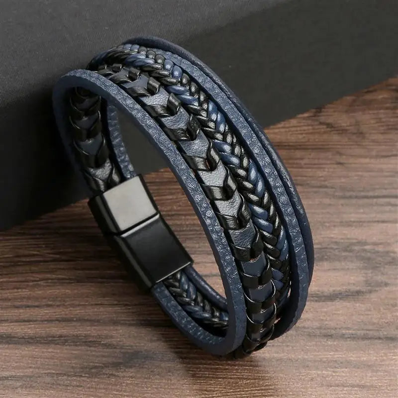 Mens Leather Bracelet