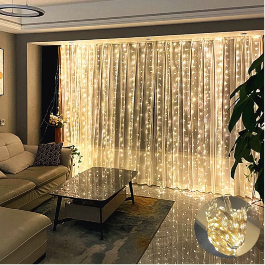 Holiday Curtain Lights